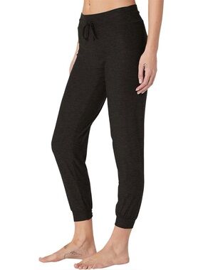 Beyond Yoga featherweight lounge joggers spacedye gray/olive S